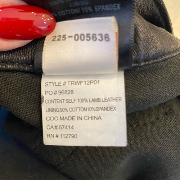 True Religion Vintage Real Leather Jeans Sz 25 - Picture 16 of 16